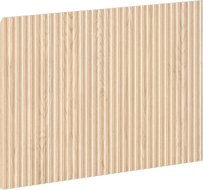 Mexen Rivel Front geriffelt für Badezimmerschrankkorpus 40 x 43,5 cm, Eiche - 91A20-0400-470-1-81