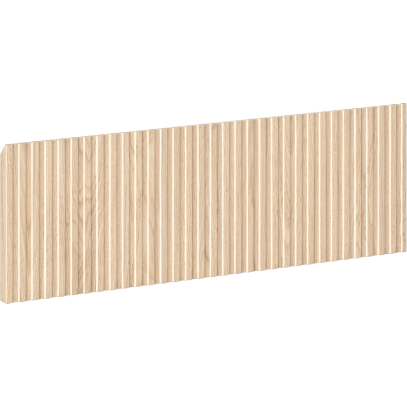 Mexen Rivel Front geriffelt für Badschrankkorpus 60 x 20 cm, Eiche - 91A20-0600-235-1-81