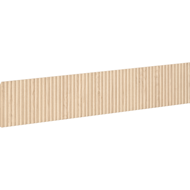 Mexen Rivel gefräste Front für Badezimmerschrankkorpus 100 x 20 cm, Eiche - 91A20-1000-235-1-81