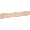 Mexen Rivel Front geriffelt für den Waschtischunterschrank 120 x 20 cm, Eiche - 91A20-1200-235-1-81