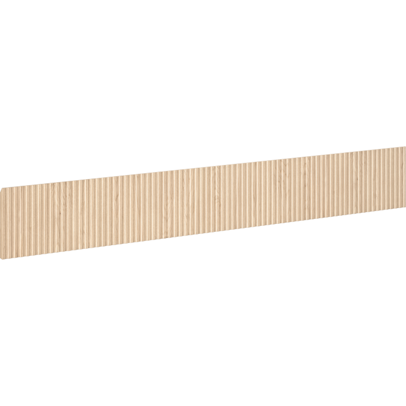 Mexen Rivel geriffelter Front für Waschbeckenschrank 140 x 20 cm, Eiche - 91A20-1400-235-1-81