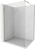 Mexen Kioto Duschtür Walk-in 150 x 200 cm, transparent 8 mm, gold - 800-150-101-50-00