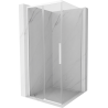Mexen Rox Duschkabine Schiebetür 110 x 110 cm, transparent, weiß - 8C2-110-110-20-00