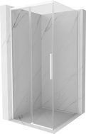 Mexen Rox Duschkabine Schiebetür 110 x 110 cm, transparent, weiß - 8C2-110-110-20-00