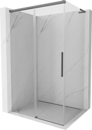 Mexen Rox L Schiebedusche 100 x 75 cm, transparent, Gun Metal - 8C2L-100-075-95-00