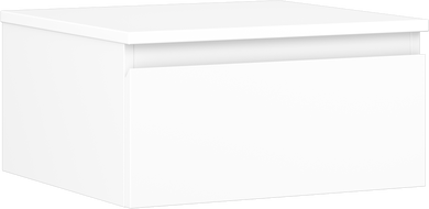 Mexen Orio Badezimmer-Unterschrank 50 cm mit Arbeitsplatte, 1 Schublade, weiß matt - 91A10-05023-1-BFC01