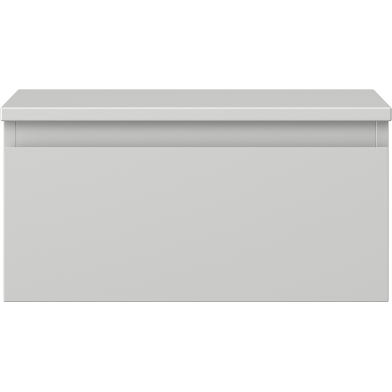 Mexen Orio Badezimmerschrank unter dem Waschbecken 50 cm mit Arbeitsplatte, 1 Schublade, grau matt - 91A10-05023-1-BFC62