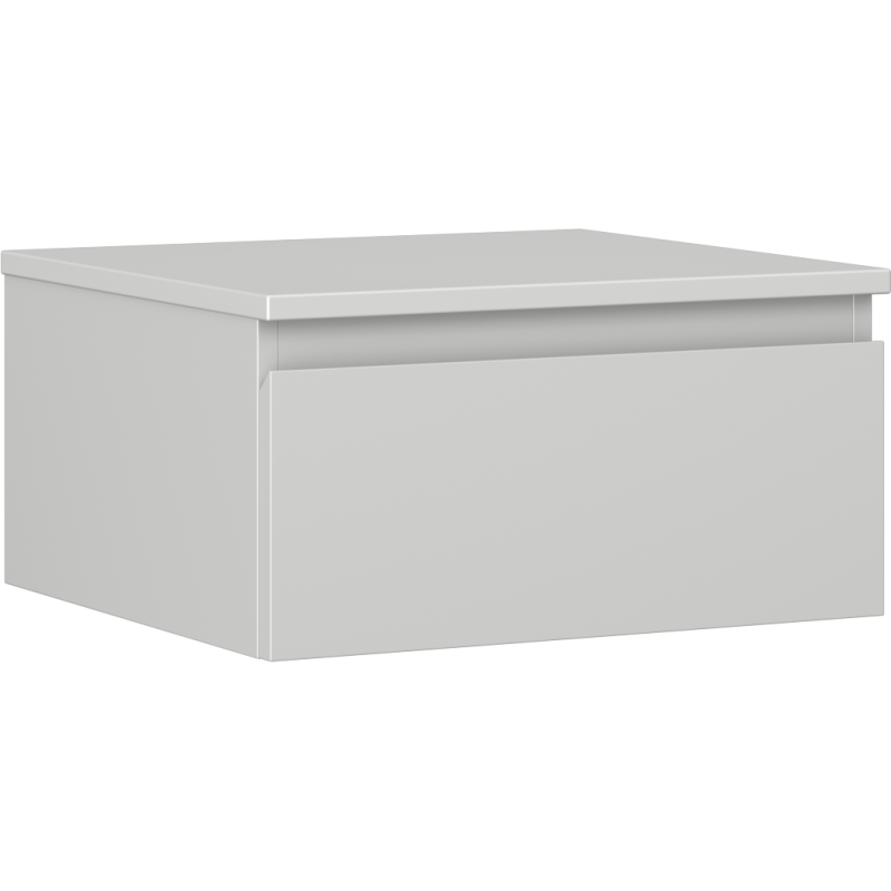 Mexen Orio Badezimmerschrank unter dem Waschbecken 50 cm mit Arbeitsplatte, 1 Schublade, grau matt - 91A10-05023-1-BFC62