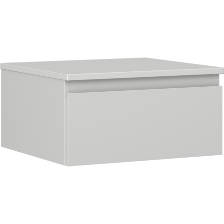 Mexen Orio Badezimmerschrank unter dem Waschbecken 50 cm mit Arbeitsplatte, 1 Schublade, grau matt - 91A10-05023-1-BFC62