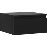 Mexen Orio Badezimmerschrank 50 cm mit Arbeitsplatte, 1 Schublade, Schwarz Matt - 91A10-05023-1-BFC71