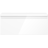 Mexen Orio Waschbeckenschrank 60 cm mit Arbeitsplatte, 1 Schublade, Weiß Hochglanz - 91A10-06023-1-BFC00
