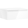 Mexen Orio Waschbeckenschrank 60 cm mit Arbeitsplatte, 1 Schublade, Weiß Hochglanz - 91A10-06023-1-BFC00