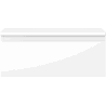 Mexen Orio Badezimmerschrank unter Waschbecken 60 cm mit Arbeitsplatte, 1 Schublade, weiß matt - 91A10-06023-1-BFC01