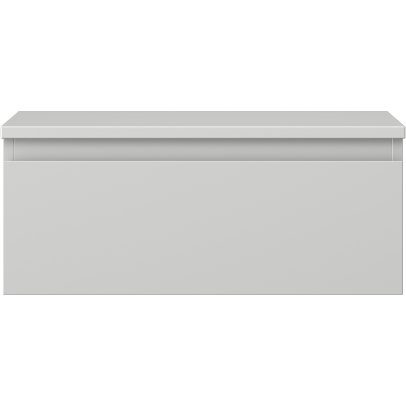 Mexen Orio Badezimmerschrank, 60 cm mit Arbeitsplatte, 1 Schublade, Grau matt - 91A10-06023-1-BFC62