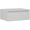 Mexen Orio Badezimmerschrank, 60 cm mit Arbeitsplatte, 1 Schublade, Grau matt - 91A10-06023-1-BFC62