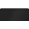Mexen Orio Badezimmerschrank 60 cm mit Arbeitsplatte, 1 Schublade, schwarz matt - 91A10-06023-1-BFC71