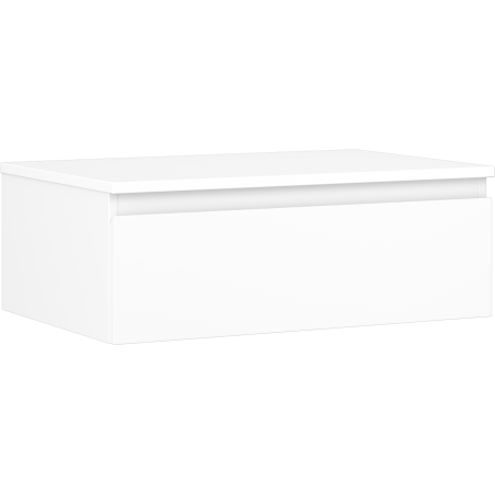 Mexen Orio Badezimmerschrank unter dem Waschbecken 70 cm mit Arbeitsplatte, 1 Schublade, weiß matt - 91A10-07023-1-BFC01
