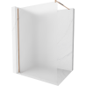 Mexen Kioto Duschwand Walk-in 70 x 200 cm, mattiert 8 mm, Roségold - 800-070-101-60-30