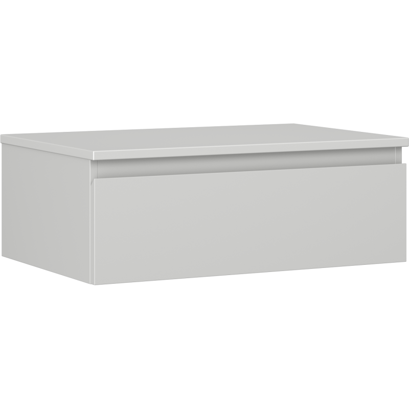 Mexen Orio Badezimmerunterschrank 70 cm mit Arbeitsplatte, 1 Schublade, grau matt - 91A10-07023-1-BFC62