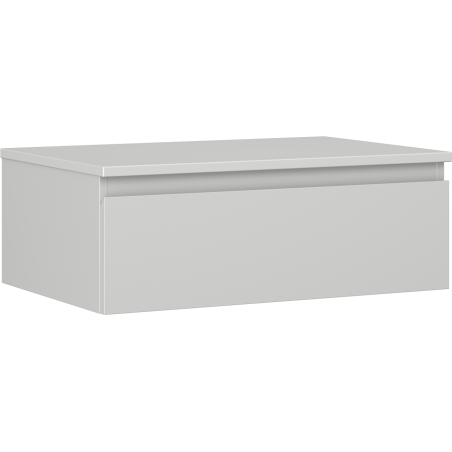 Mexen Orio Badezimmerunterschrank 70 cm mit Arbeitsplatte, 1 Schublade, grau matt - 91A10-07023-1-BFC62