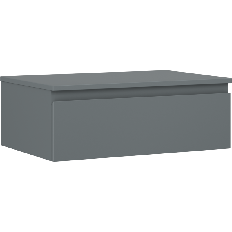 Mexen Orio Badezimmer-Unterschrank 70 cm mit Arbeitsplatte, 1 Schublade, Graphit matt - 91A10-07023-1-BFC66