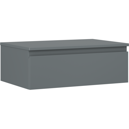Mexen Orio Badezimmer-Unterschrank 70 cm mit Arbeitsplatte, 1 Schublade, Graphit matt - 91A10-07023-1-BFC66