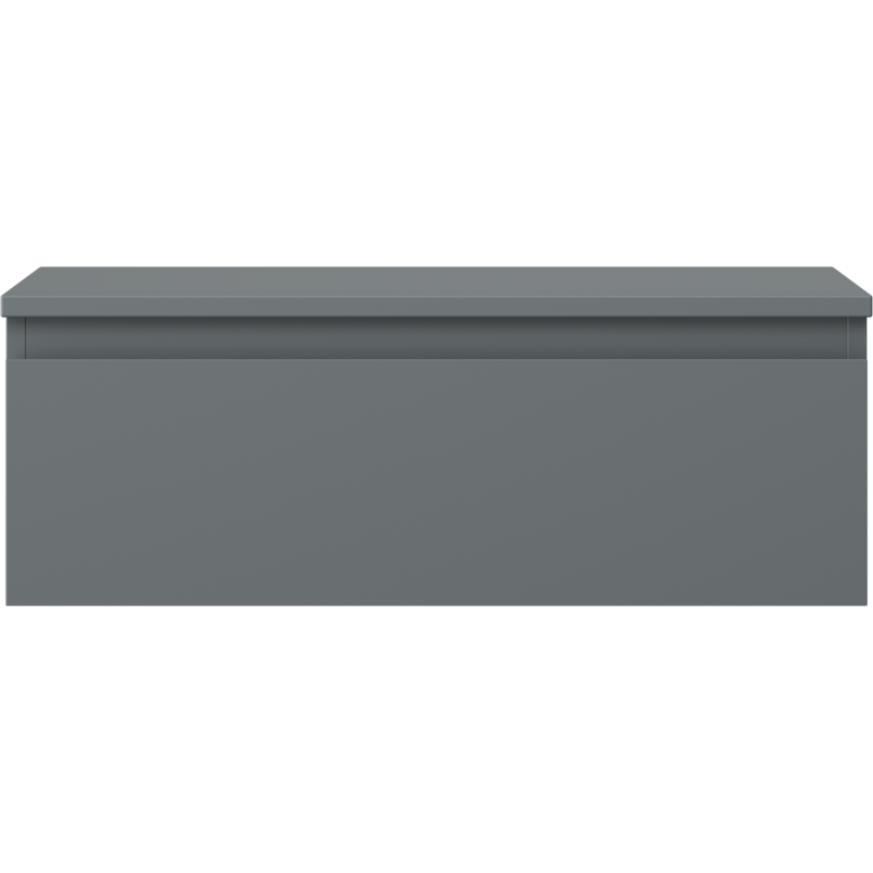 Mexen Orio Badezimmer-Unterschrank 70 cm mit Arbeitsplatte, 1 Schublade, Graphit matt - 91A10-07023-1-BFC66