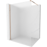 Mexen Kioto Duschwand Walk-in 100 x 200 cm, Frost 8 mm, Roségold - 800-100-101-60-30