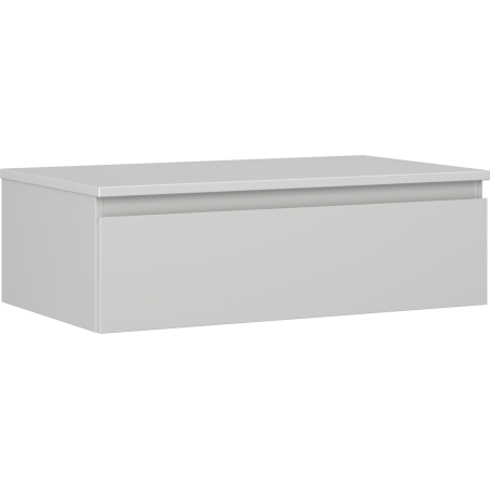Mexen Orio Badezimmer-Unterschrank 80 cm mit Arbeitsplatte, 1 Schublade, grau matt - 91A10-08023-1-BFC62