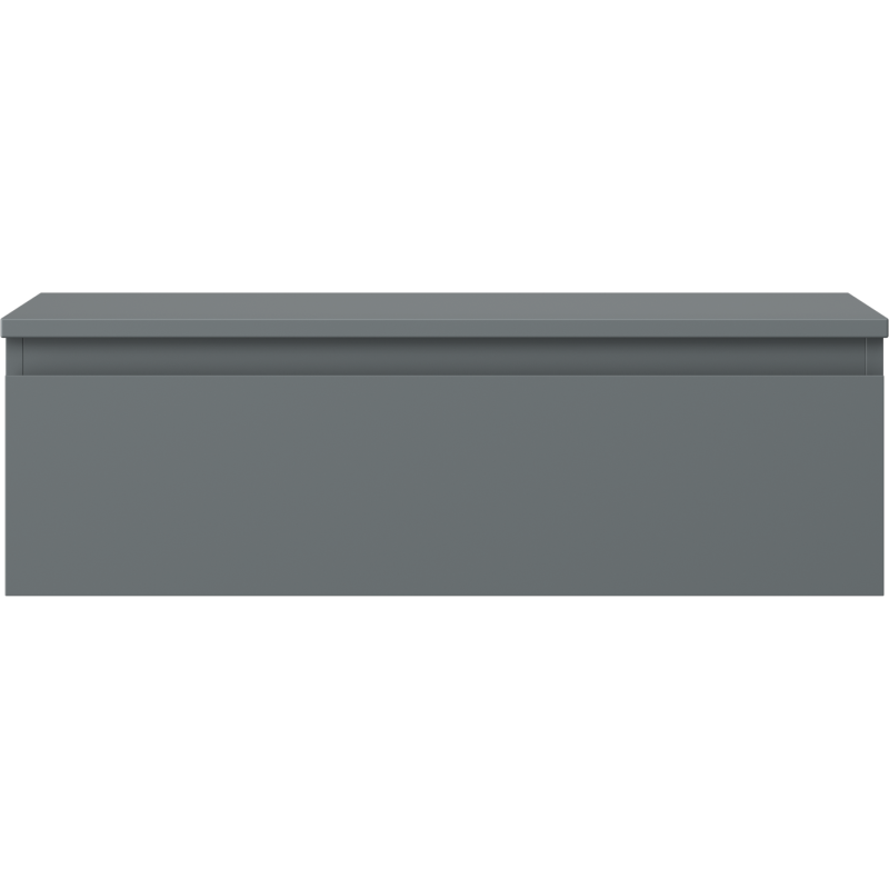 Mexen Orio Badezimmerschrank 80 cm mit Arbeitsplatte, 1 Schublade, Graphit matt - 91A10-08023-1-BFC66