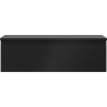 Mexen Orio Badezimmerschrank 80 cm mit Arbeitsplatte, 1 Schublade, Schwarz Matt - 91A10-08023-1-BFC71