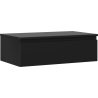 Mexen Orio Badezimmerschrank 80 cm mit Arbeitsplatte, 1 Schublade, Schwarz Matt - 91A10-08023-1-BFC71