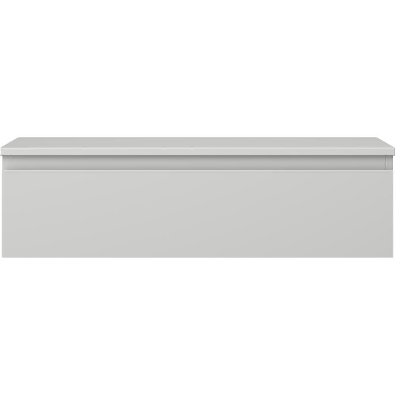 Mexen Orio Badezimmerschrank Unterschrank 90 cm mit Arbeitsplatte, 1 Schublade, graue Matte - 91A10-09023-1-BFC62