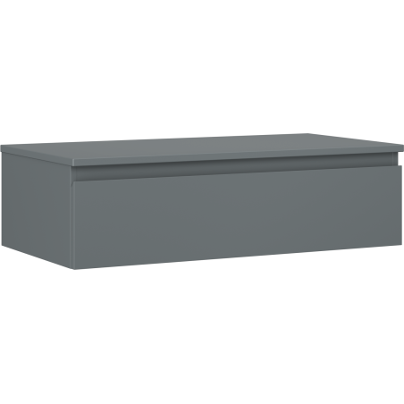 Mexen Orio Badschrank unter dem Waschbecken 90 cm mit Platte, 1 Schublade, Graphit matt - 91A10-09023-1-BFC66