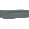 Mexen Orio Badschrank unter dem Waschbecken 90 cm mit Platte, 1 Schublade, Graphit matt - 91A10-09023-1-BFC66