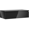 Mexen Orio Badezimmerschrank unter dem Waschbecken 90 cm mit Arbeitsplatte, 1 Schublade, schwarz glänzend - 91A10-09023-1-BFC70