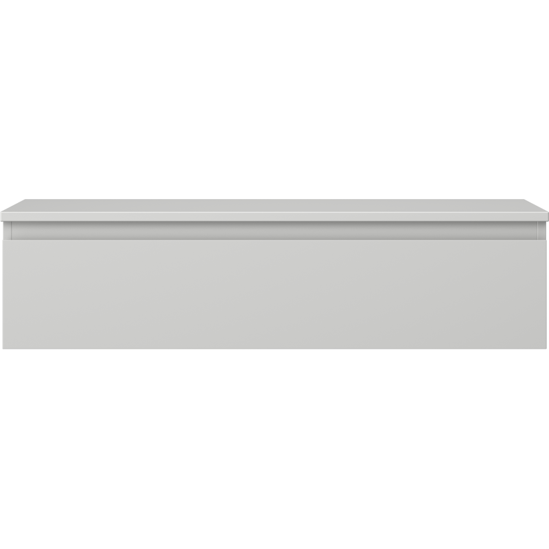 Mexen Orio Badezimmerschrank 100 cm mit Ablage, 1 Schublade, grau matt - 91A10-10023-1-BFC62