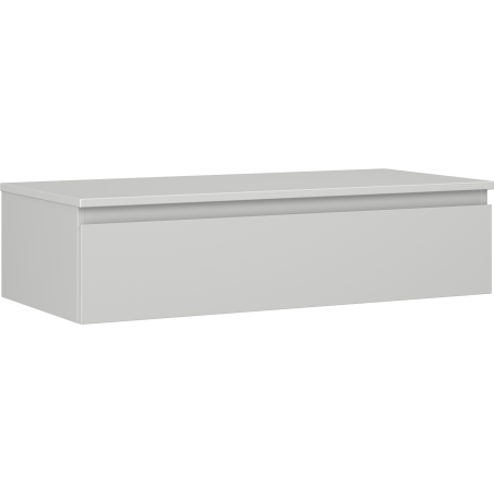 Mexen Orio Badezimmerschrank 100 cm mit Ablage, 1 Schublade, grau matt - 91A10-10023-1-BFC62