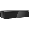 Mexen Orio Badezimmerschrank für Waschbecken 100 cm mit Arbeitsplatte, 1 Schublade, schwarz glänzend - 91A10-10023-1-BFC70