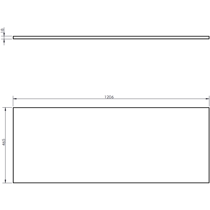 Mexen Orio Badezimmerschrank 120 cm mit Arbeitsplatte, 1 Schublade, grau matt - 91A10-12023-1-BFC62