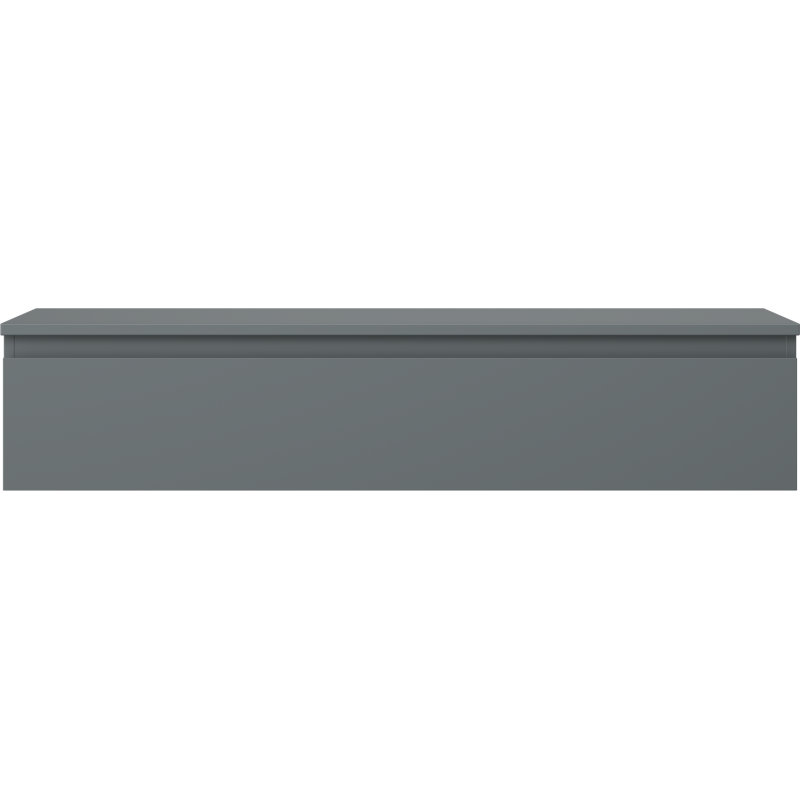 Mexen Orio Badezimmerunterschrank 120 cm mit Arbeitsplatte, 1 Schublade, Graphit matt - 91A10-12023-1-BFC66