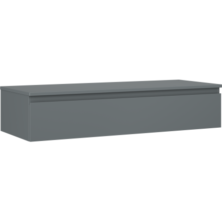 Mexen Orio Badezimmerunterschrank 120 cm mit Arbeitsplatte, 1 Schublade, Graphit matt - 91A10-12023-1-BFC66