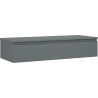 Mexen Orio Badezimmerunterschrank 120 cm mit Arbeitsplatte, 1 Schublade, Graphit matt - 91A10-12023-1-BFC66
