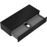 Mexen Orio Badezimmerunterschrank 120 cm mit Arbeitsplatte, 1 Schublade, schwarz matt - 91A10-12023-1-BFC71