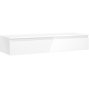 Mexen Orio Badezimmerschrank unter dem Waschbecken 140 cm mit Arbeitsplatte, 1 Schublade, weiß glänzend - 91A10-14023-1-BFC00
