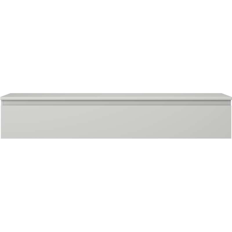 Mexen Orio Badezimmerschrank 140 cm mit Arbeitsplatte, 1 Schublade, Grau Matt - 91A10-14023-1-BFC62