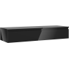 Mexen Orio Badezimmerschrank unter Waschbecken 140 cm mit Arbeitsplatte, 1 Schublade, schwarz glänzend - 91A10-14023-1-BFC70