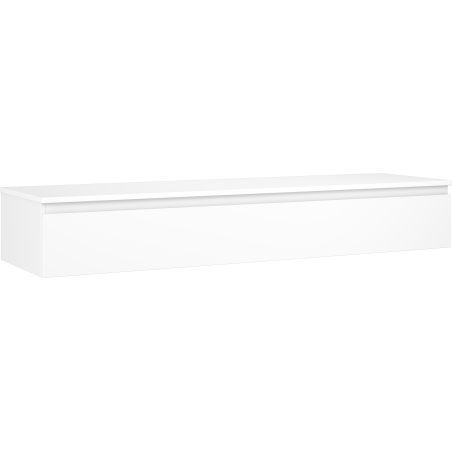 Mexen Orio Badezimmerschrank 160 cm mit Waschtischplatte, 1 Schublade, weiß matt - 91A10-16023-1-BFC01