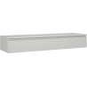 Mexen Orio Badezimmerschrank für Waschbecken 160 cm mit Arbeitsplatte, 1 Schublade, grau matt - 91A10-16023-1-BFC62