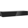 Mexen Orio Badezimmerschrank 160 cm mit Arbeitsplatte, 1 Schublade, schwarz glänzend - 91A10-16023-1-BFC70